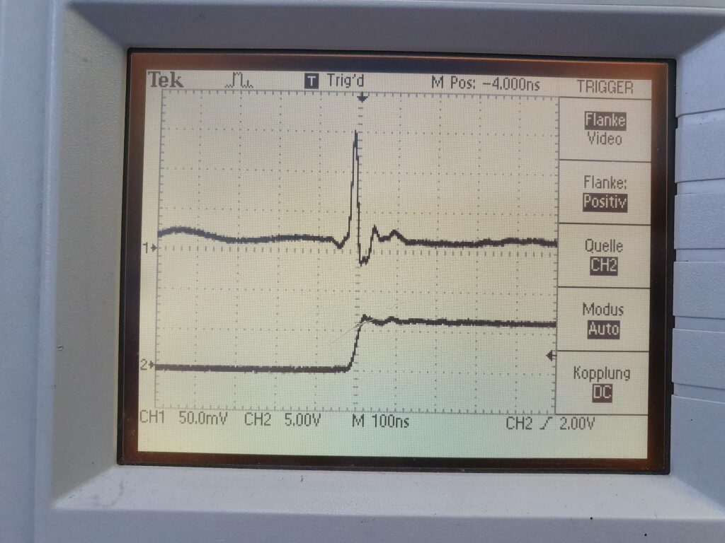 Voltage Spikes of shunts in microwaves